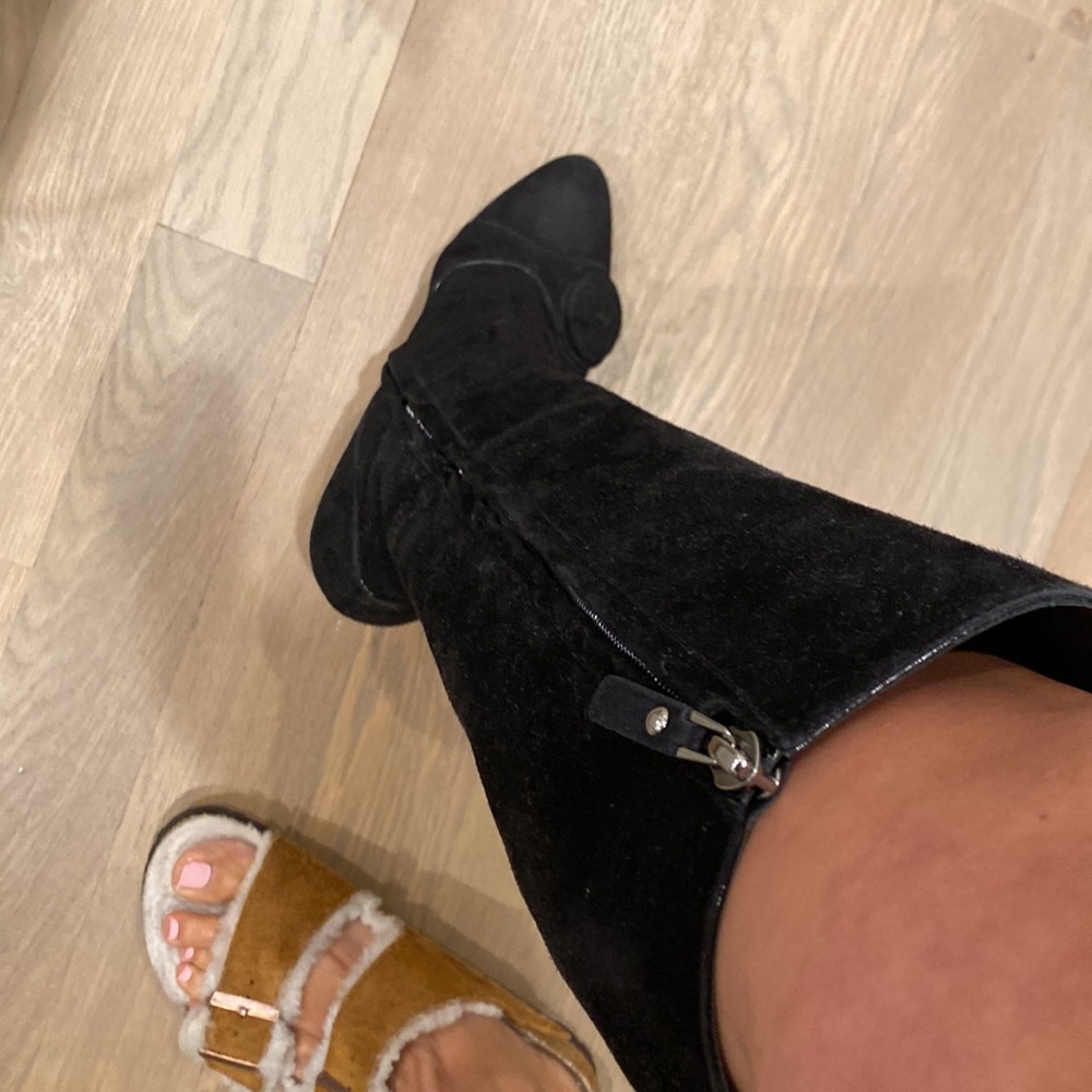 louis Vuitton suede black boots 37 - Picture 4 of 6